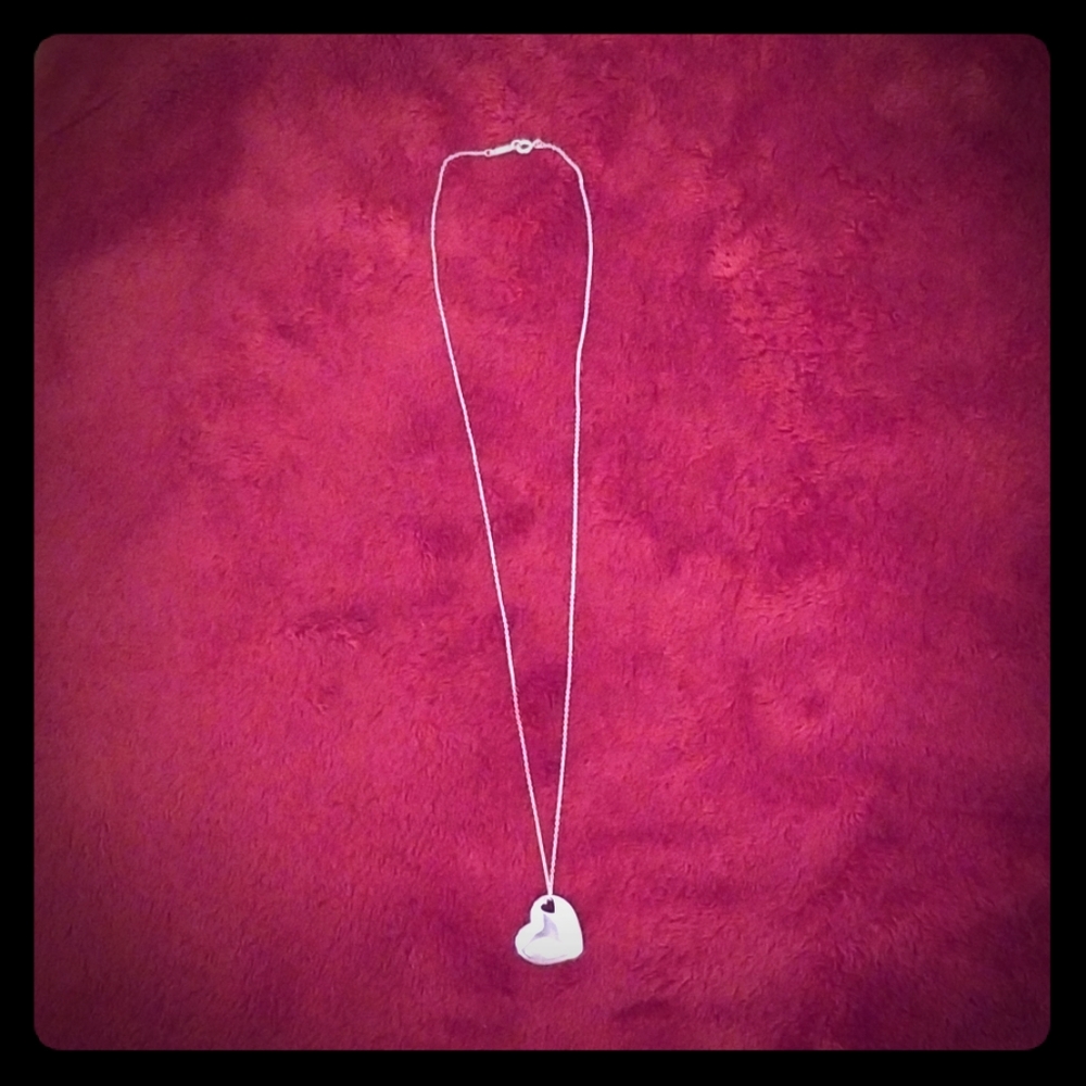 Tiffany heart pendant with chain